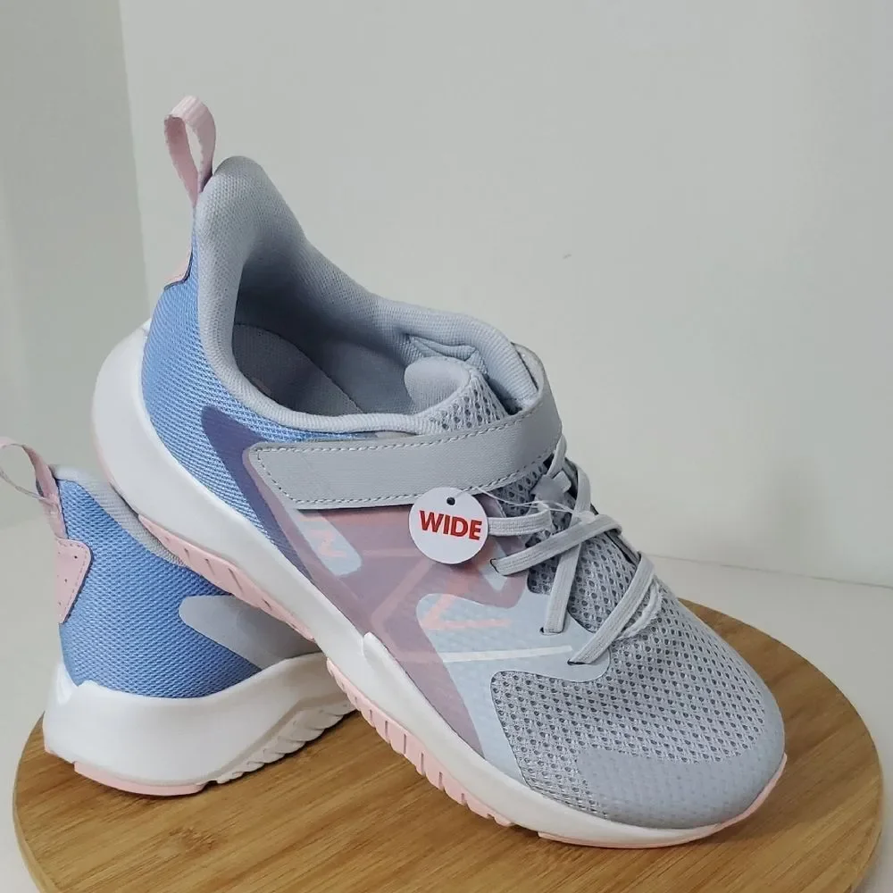 New Balance Rave Run v2 Blue Grey Kids Size 7W NIB